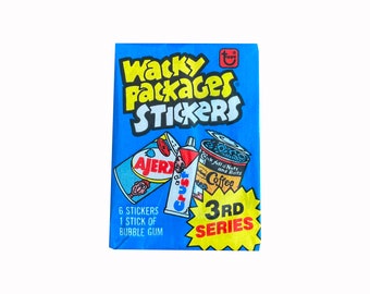 Wacky Packages Eraser Packs & Vending Box Series 2 Topps GPK