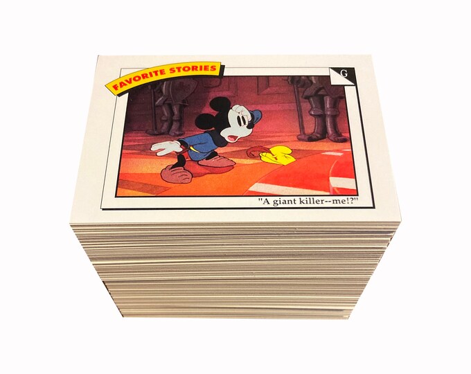 Disney Collector Cards Complete Set of 210 Vintage Trading Cards in