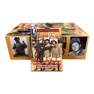 1 pack of Chronicles Of The Three Stooges Series 1 vintage trading cards. 10 cards per pack with randomly inserted special cards. RR Parks.