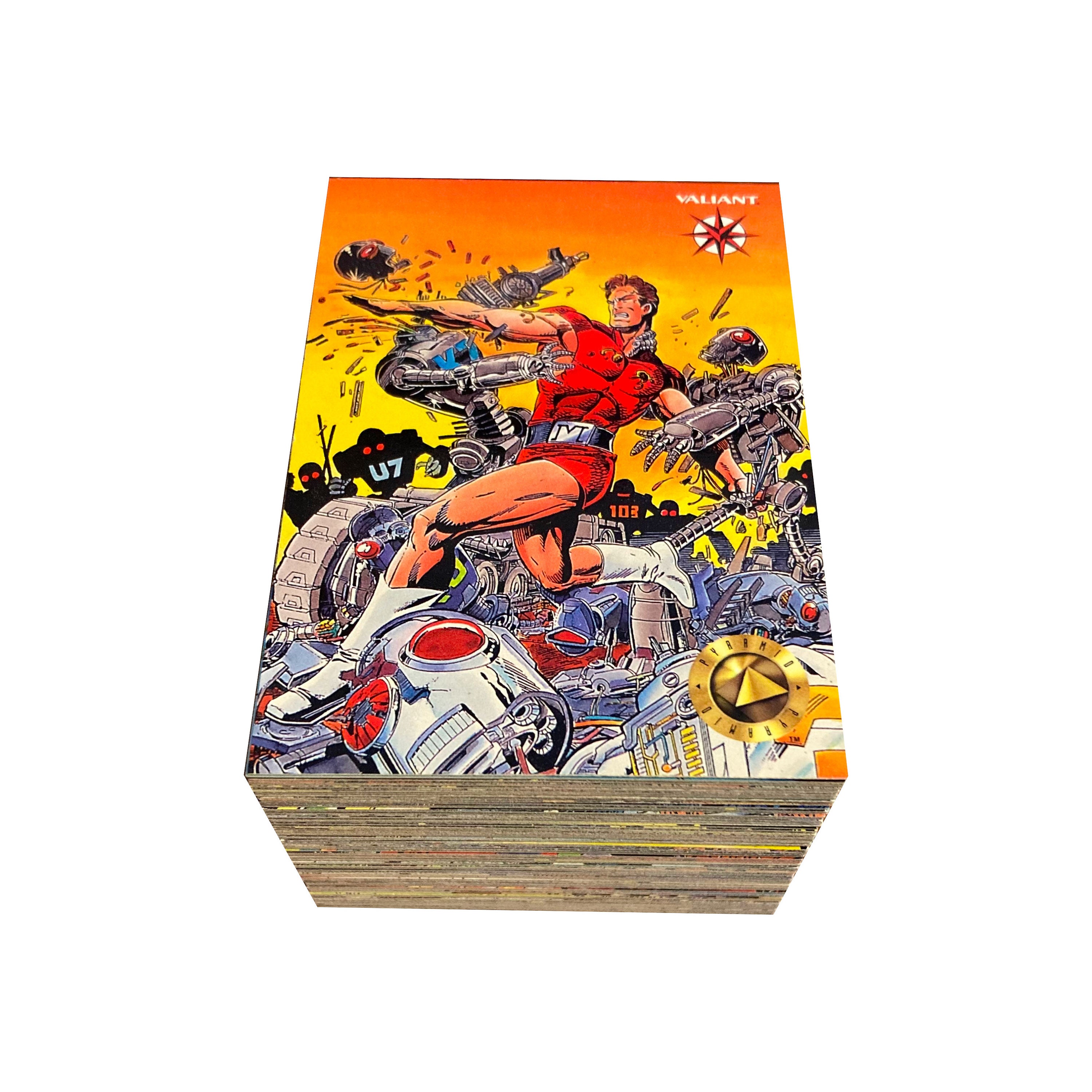 The Valiant Era Complete Set of 120 Vintage Trading Cards in