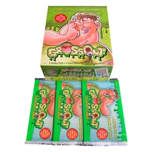 3 Packungen Grossout Vintage Sammelkarten. 6 Karten pro Packung. Sammle alle 80! Vergiss deine Mutter und beeindrucke deine Freunde!