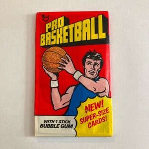 Tarjetas de baloncesto Topps de 1976. 1 paquete de cera vintage sellado en muy buen estado. Consulte la descripción para obtener más información sobre el estado. NBA