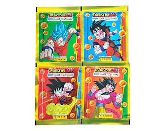 ドラゴンボールのヴィンテージ・コレクタブルアルバムステッカー5枚