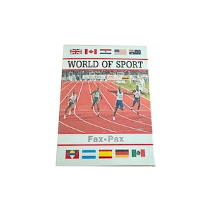 Coffret World Of Sport scellé en usine de 40 cartes à collectionner vintage représentant des superstars du sport internationales. Voir la photo pour la liste de contrôle.