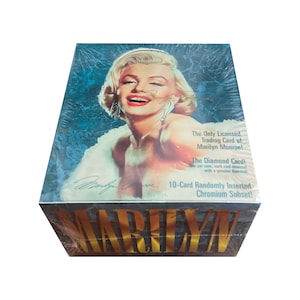 Boîte scellée en usine de cartes à collectionner vintage Marilyn Monroe série 1. 36 paquets, 9 cartes par paquet. Collectionnez-les tous ! Carte de pointage sportive 1993.