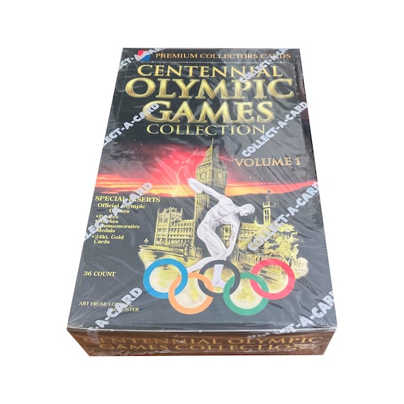 トランプ　Centennial Olympic Winter Games Factory Sealed Box of Centennial Olympic Games Vintage Trading