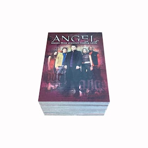 Angel Season 3 complete set of 90 premium trading cards in excellent condition. Inkworks 2002. David Boreanaz!