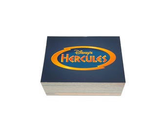 Disney's Hercules complete base set of 90 vintage trading cards in excellent condition. Skybox 1997.