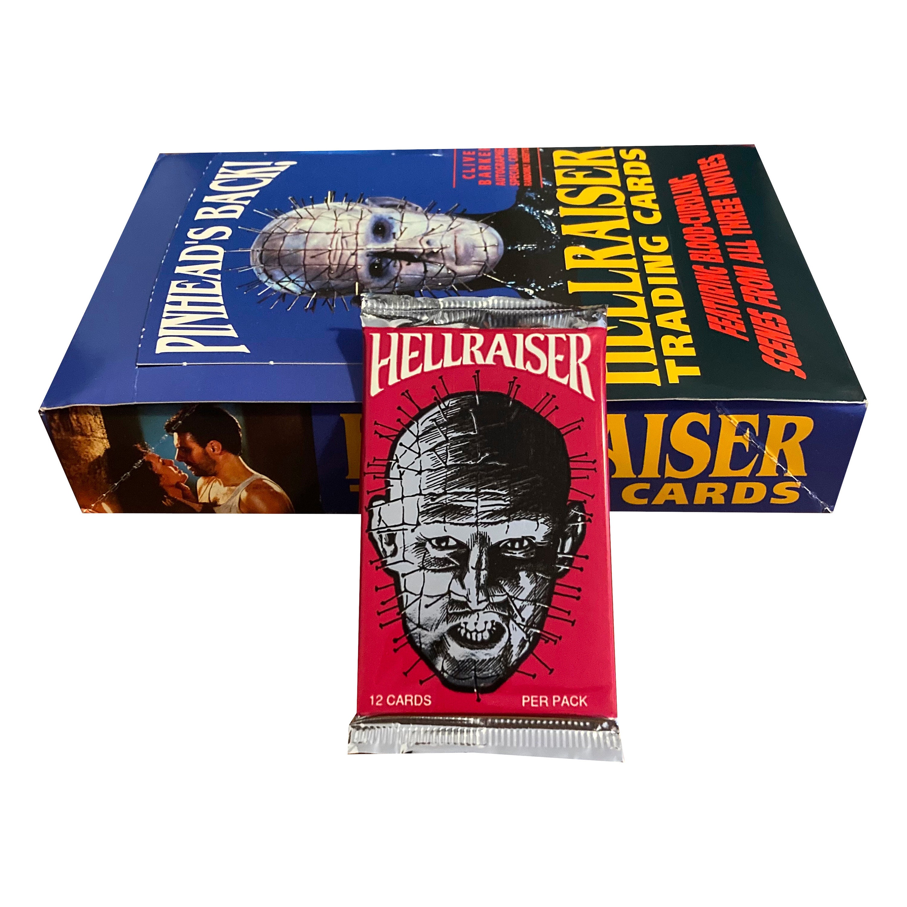 1 Pack of Hellraiser Vintage Trading Cards. 12 Cards per Pack