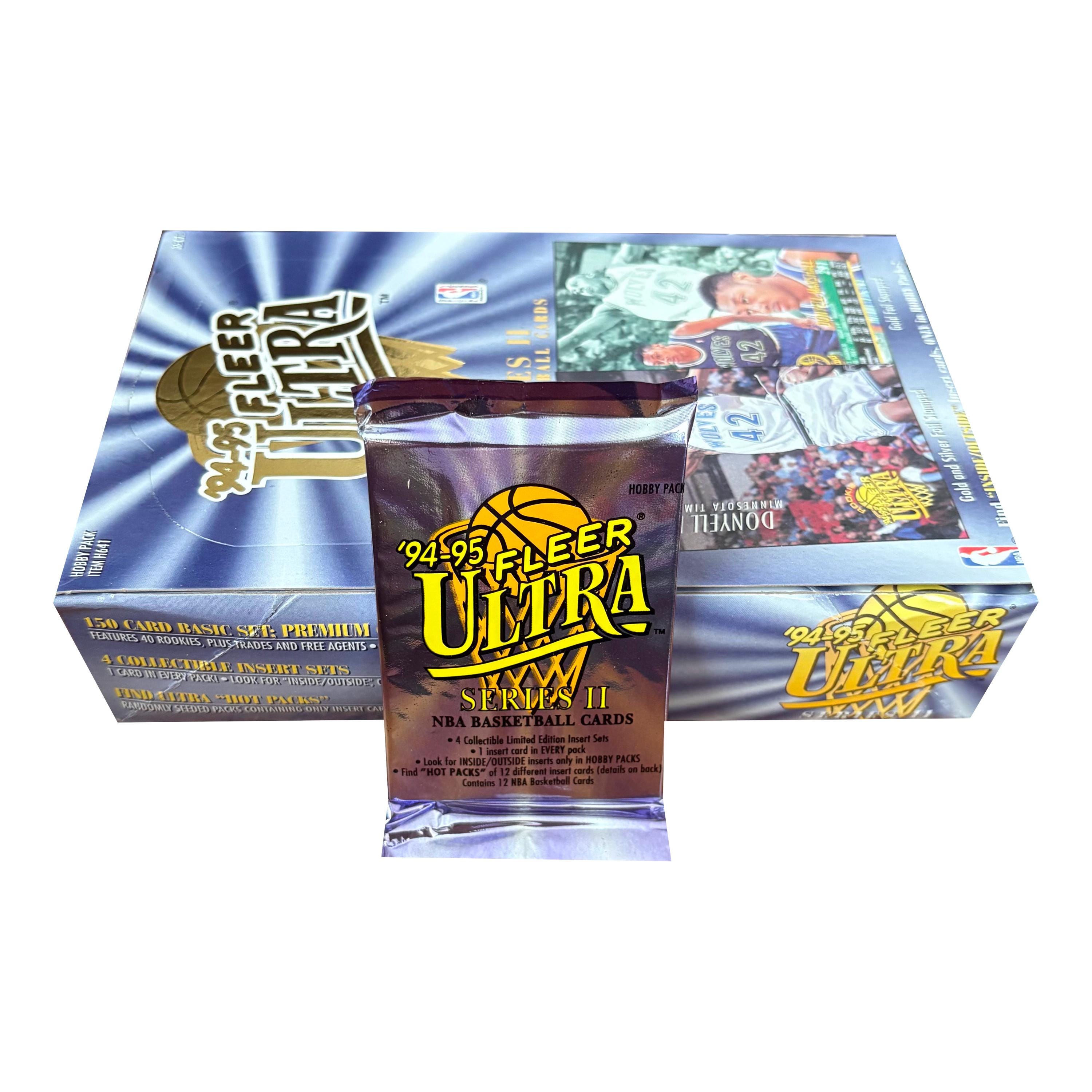1994-1995 Fleer Ultra s2 ビンテージ バスケットボールカード 1パック 