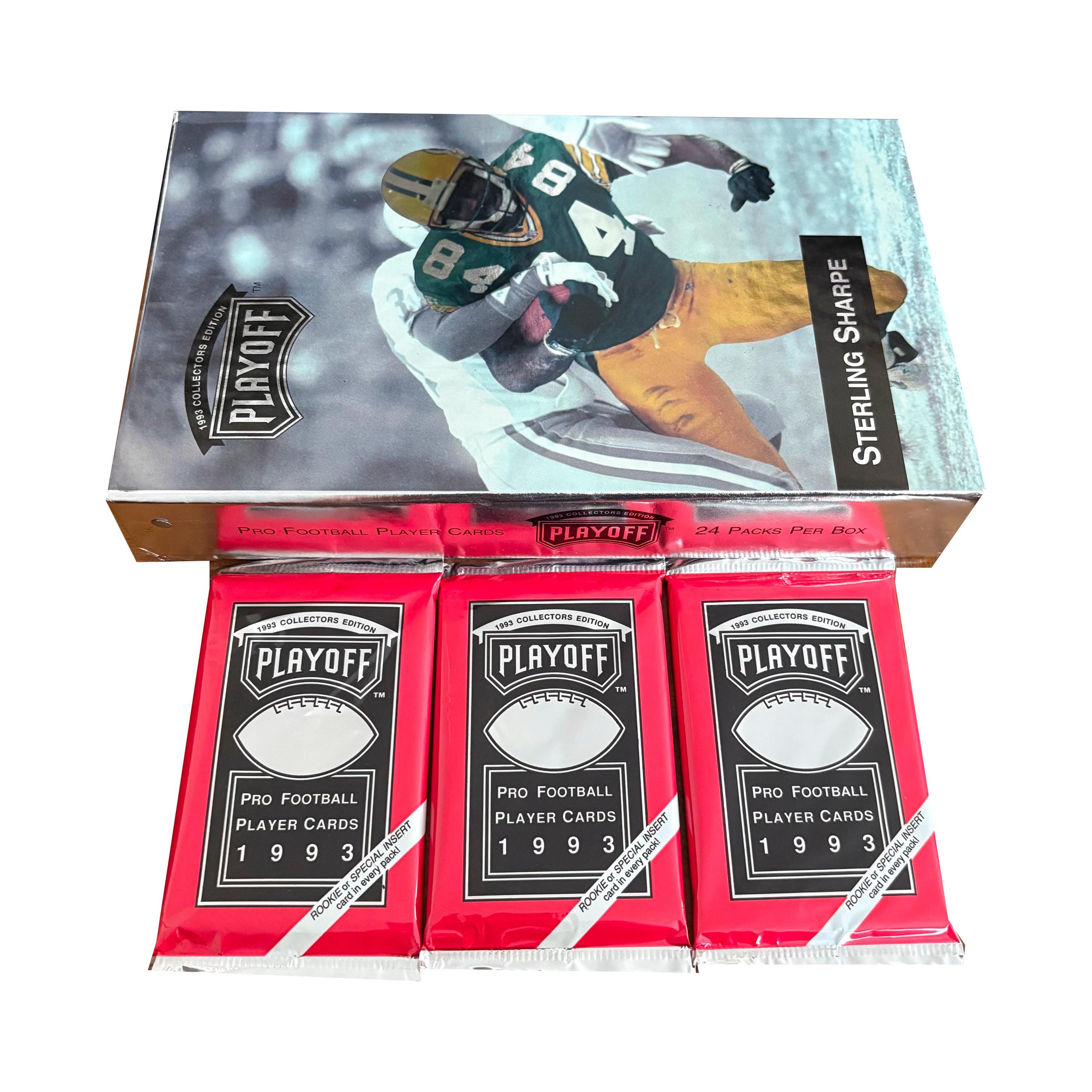 3 Packs of 1993 Playoff Pro Football Vintage NFL Player Cards. 8