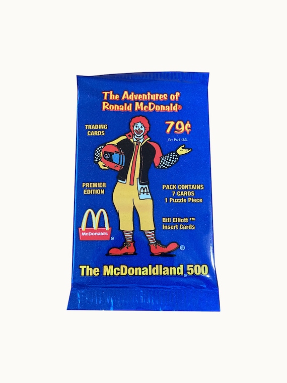 4 Packs of the Adventures of Ronald Mcdonald Vintage Trading Cards
