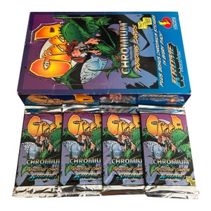 4 packs of Creed vintage Chromium trading cards. Krome Productions 1996. Lightning Comics. Trent Kaniuga. Collect them all!