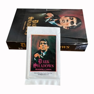 1 pack of Dark Shadows (tv show) trading cards. 5 cards per pack. Collect all 60! Released by Imagine Inc in 1993. Rare!