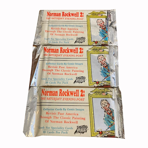 3 Packs of Norman Rockwell 2-the Saturday Evening Post Vintage