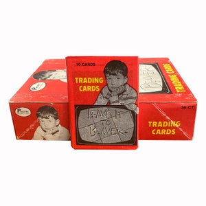Leave It To Beaver vintage ruilkaarten. 1 gloednieuw waxpakket met 10 kaarten. Pacific Trading Cards 1983. Moeilijk verkrijgbaar!