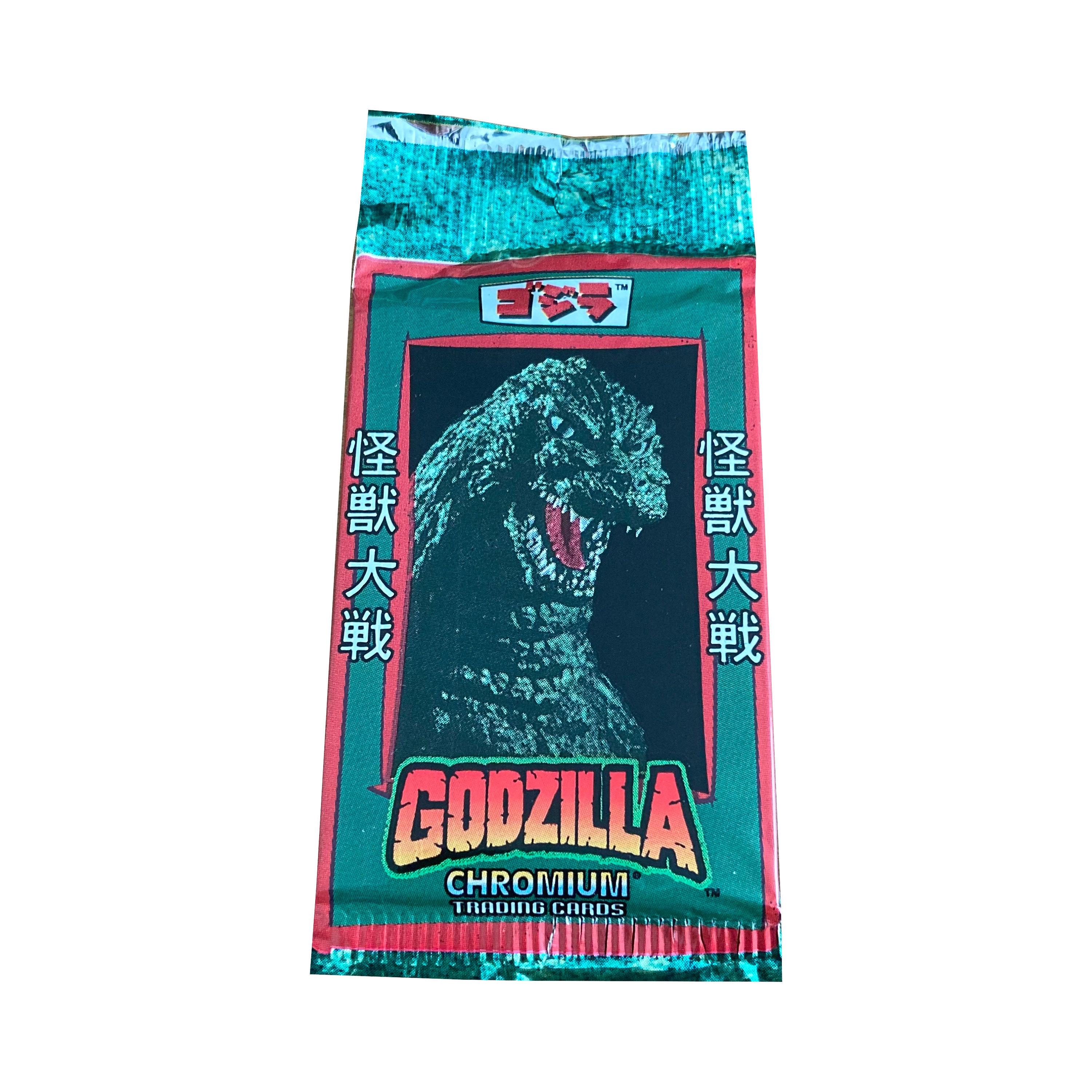 1 Pack of Godzilla Vintage Chromium Trading Cards. Released by Jpp