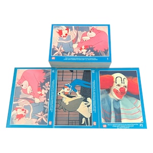 Conjunto completo de 54 cards colecionáveis vintage + 3 cards promocionais do Bozo, o Palhaço, em excelente estado. Lançado pela Lime Rock em 1994. Divertido!