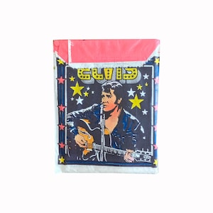 1 pack of Elvis collector cards released by legendary Monty Gum in 1978. Made in Holland. 4 cards per pack. Rare Elvis Presley collectible.