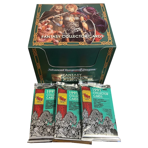 3 Packs of Advanced Dungeons & Dragons 2nd Edition 1991 Series