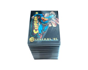 DC Legends '95 Power Chrome Complete Set of 150 Vintage Trading