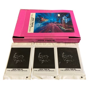 3 packs of Star Trek III - The Search for Spock vintage trading cards. Collect all 60 for a complete set! Released by FTCC, 1984.