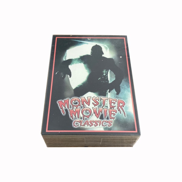 Monster Movie Classics complete factory sealed card set. Numbered and limited to 2000 sets. Reed Inc. 1997. Must have for horror collectors!