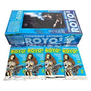 4 Packungen Forbidden Universe: Luis Royo 2 Vintage Fantasy Kunst Sammlerkarten. 10 Karten pro Packung. Zufällige Sondereinsätze. Bilder aus dem Comic 1993