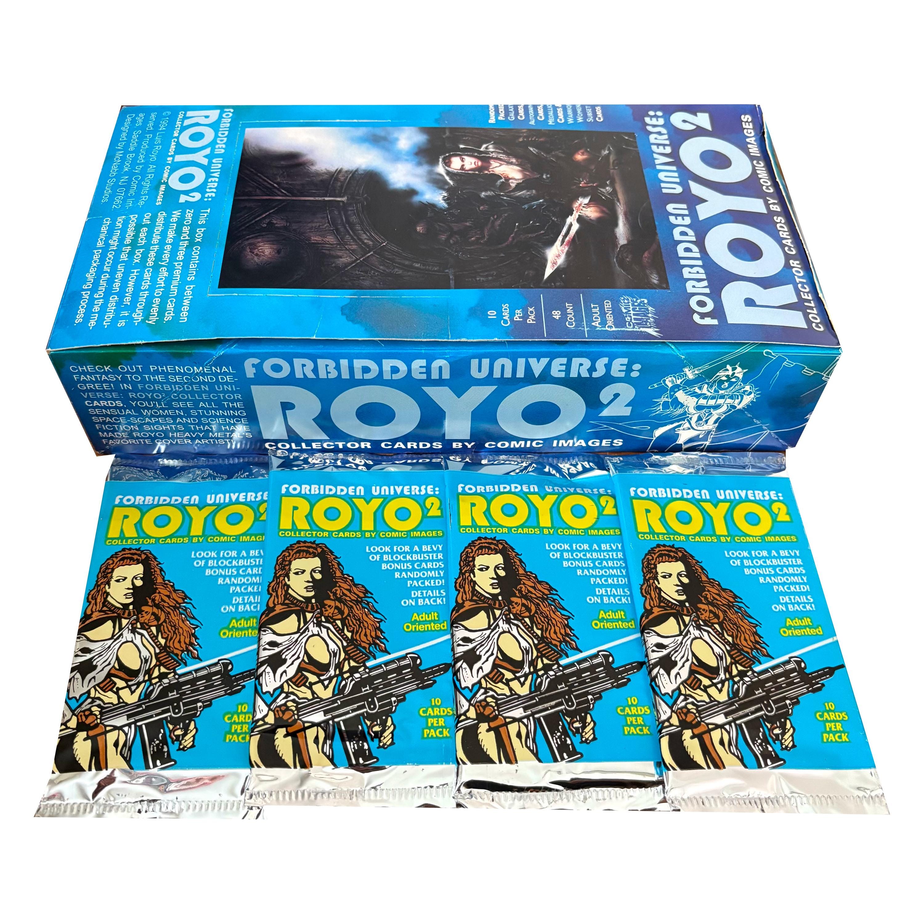 4 Packs of Forbidden Universe: Luis Royo 2 Vintage Fantasy Art