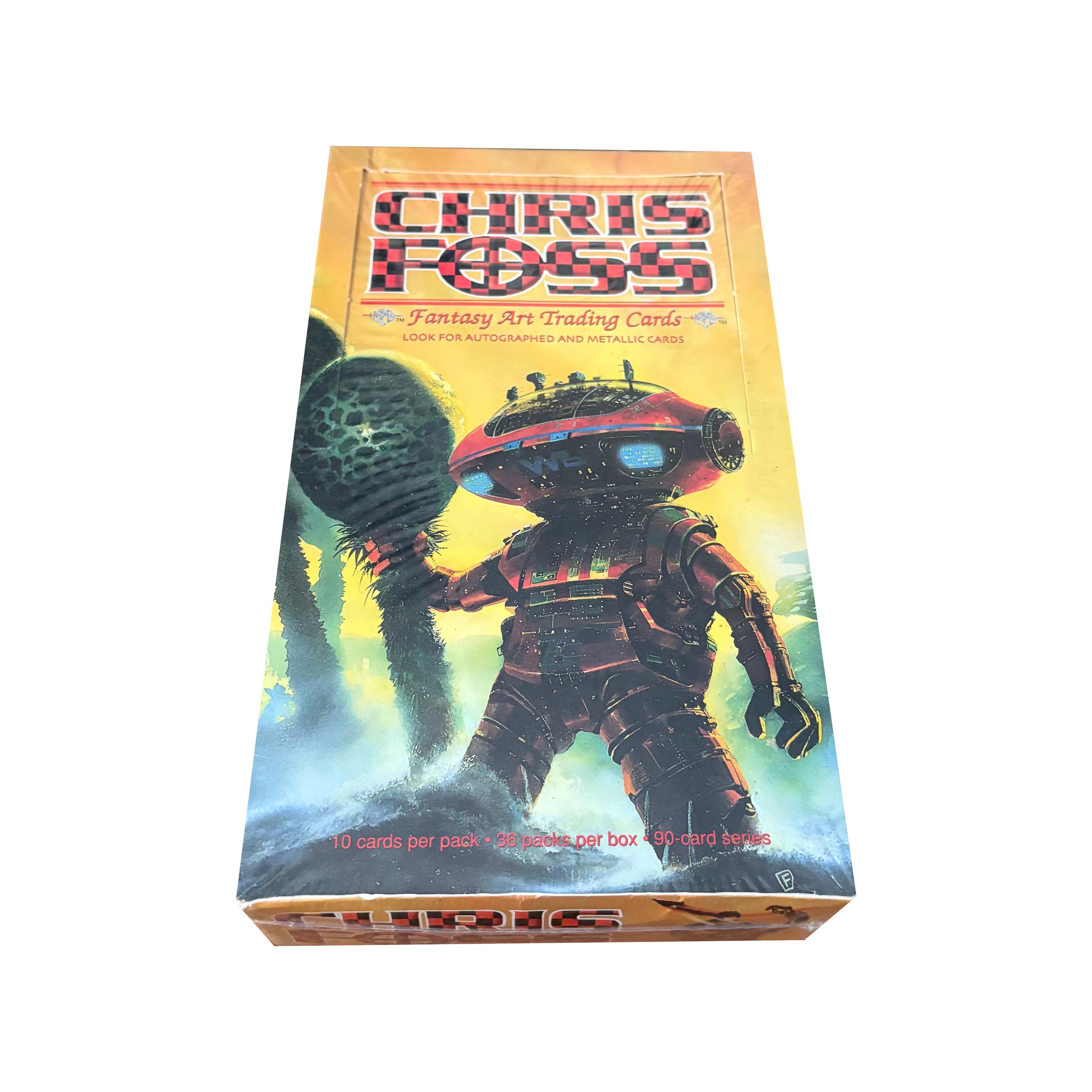 Factory Sealed Box of Chris Foss Vintage Fantasy Art Trading Cards