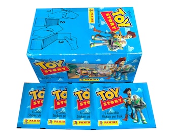 4 packs of vintage Toy Story collectable album stickers. 6 stickers per pack featuring all your favorite characters! Panini 1995.