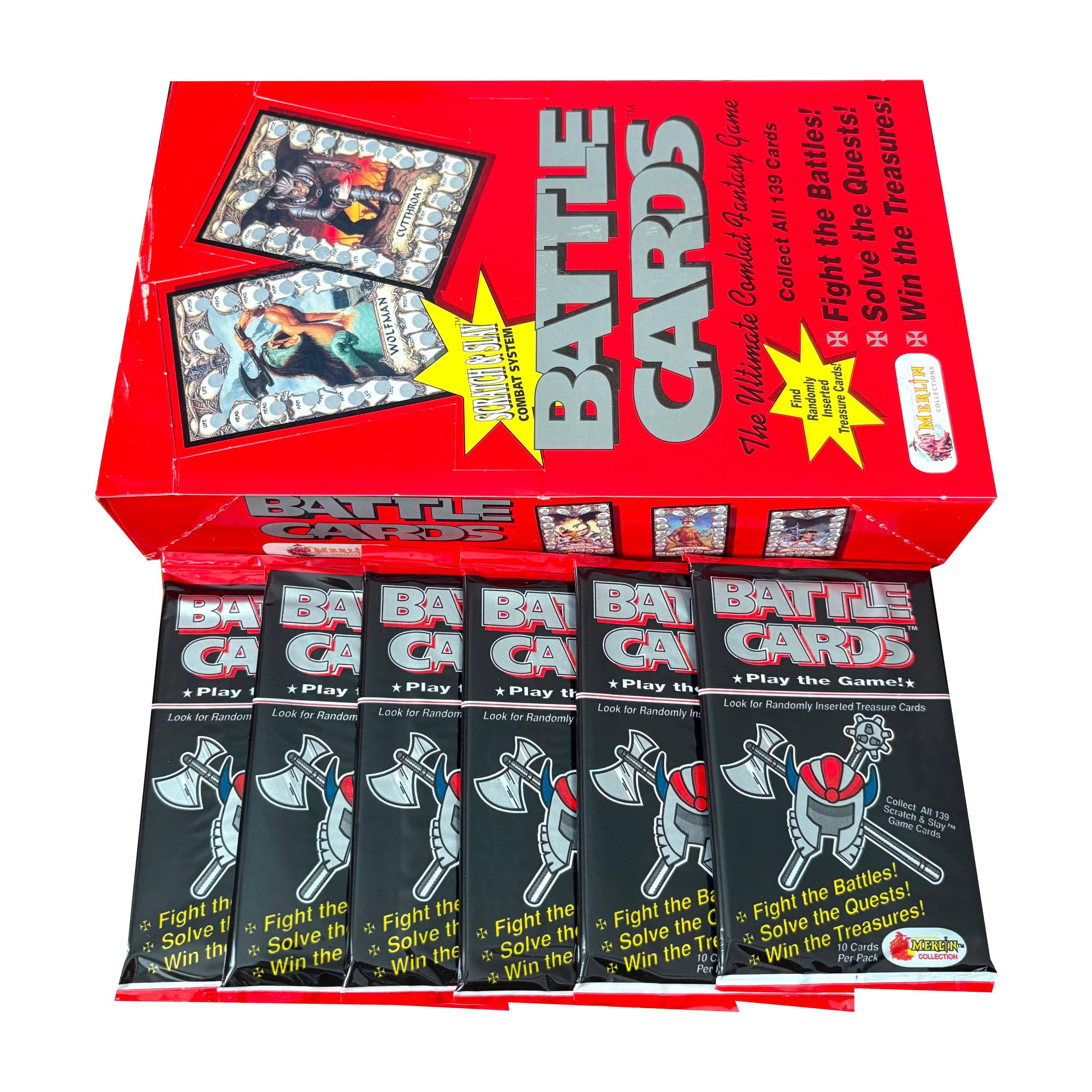 6 Packs of Battle Cards - the Ultimate Combat Fantasy Game. 10