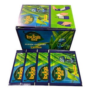 4 packs of A Bug&#39;s Life collectable stickers. Collect them all! Disney Pixar. Released by Panini in 1998. Adorable!