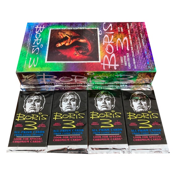 4 Packs of Boris Series 3 All-prism Vintage Fantasy Art Trading