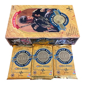 1993-1994 リーフ NHL ホッケー シリーズ 2 ビンテージ ピクチャー カード 3 パック。1 パックあたり 14 枚のカード。複数のサブセットを収集できます。すべて集めましょう!