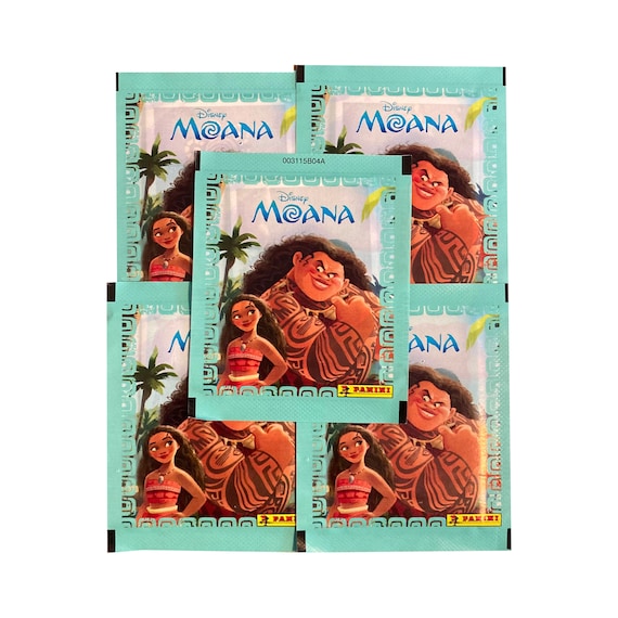 5 Packs of Disney's Moana Vintage Collectable Album Stickers
