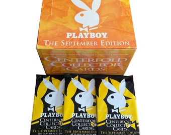 3 packs of Playboy Centerfold Collector Cards September Edition. 40 years of centerfolds, covers and playmate pictorials. Sports Time 1997.