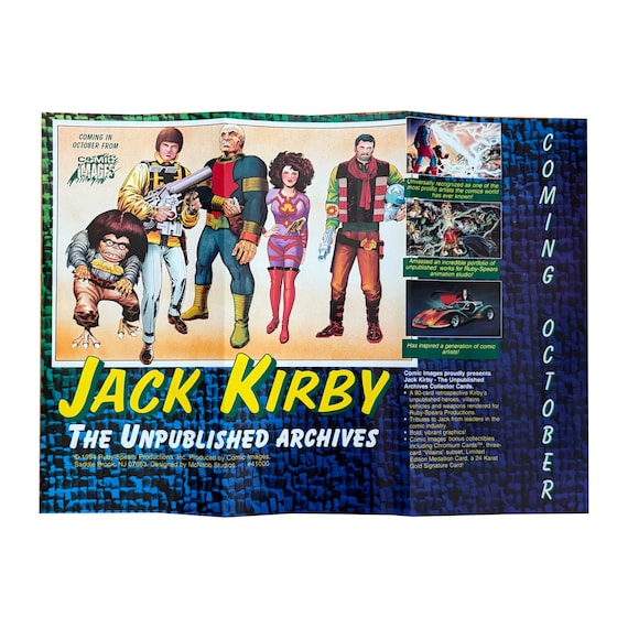 Promo Poster for Jack Kirby the Unpublished Archives Vintage