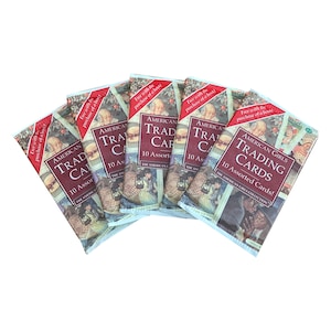 5 packs of American Girls vintage trading cards. 10 cards per pack. Collect all 300! Pleasant Company Publications 1994.