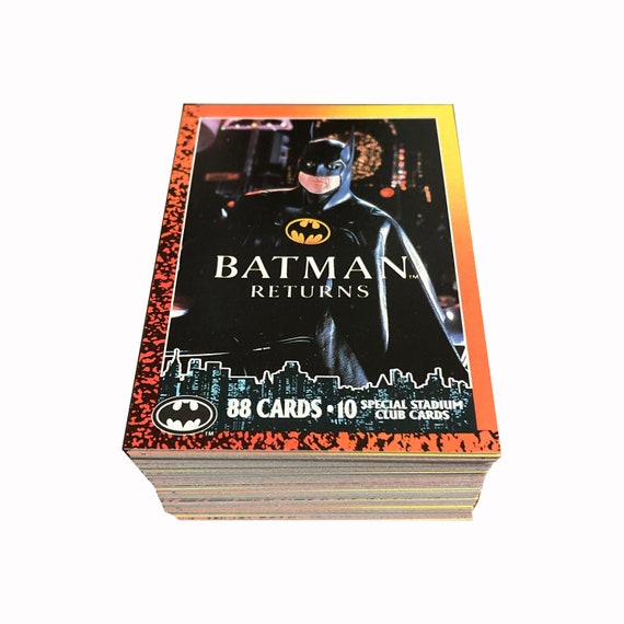 Batman Returns juego completo de 88 cartas coleccionables - Etsy España
