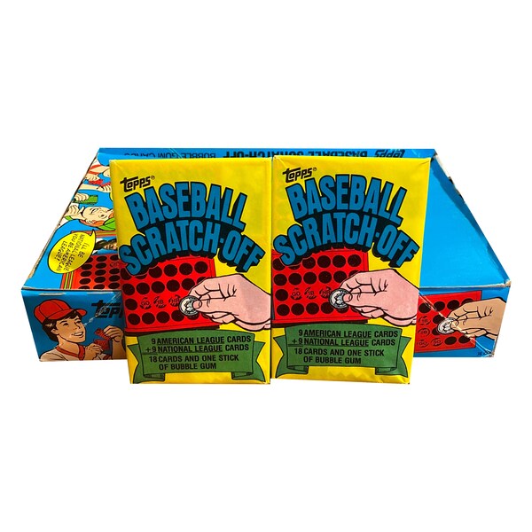 Scratch off Cards Baseball Etsy