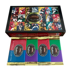 4 paquets de cartes de football NFL vintage Skybox Premium 1993-94. 10 cartes par paquet. Collectionnez-les tous ! Skybox 1993.