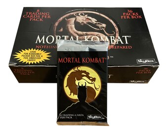 Vintage 1990s Trading Cards - Mortal Kombat - Skybox - Incomplete