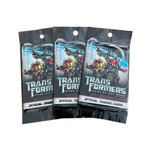 3 Packungen Transformers - Dark Of The Moon Vintage Sammelkarten. 252 Karten zum Sammeln! Zufällig eingefügte Sonderkarten. Optimus Prime.
