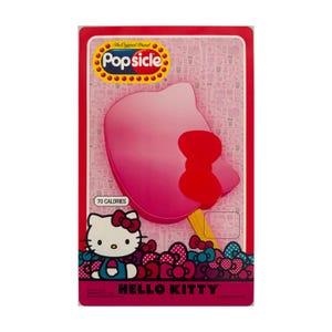 Unique Hello Kitty collector's item! Authentic vintage ice cream truck decal. High quality unused Popsicle decal measuring 5" x 8". Sanrio.
