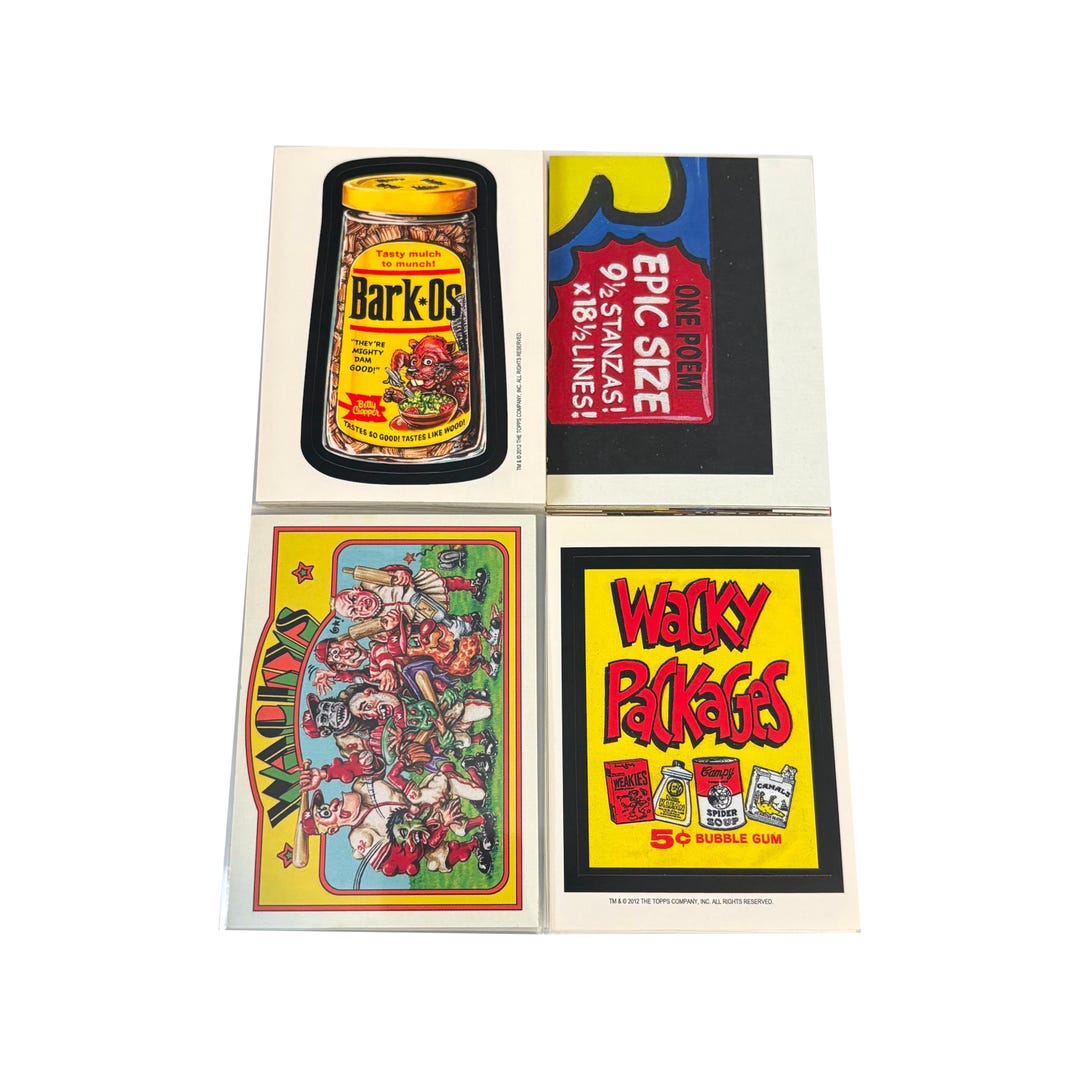 Wacky Packages Old School Series 4 Complete Set of 33 Vintage
