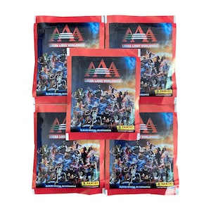 5 packs of AAA Lucha Libre Worldwide Wrestling vintage album stickers. Collect them all! Made by Panini. Masked wrestling.