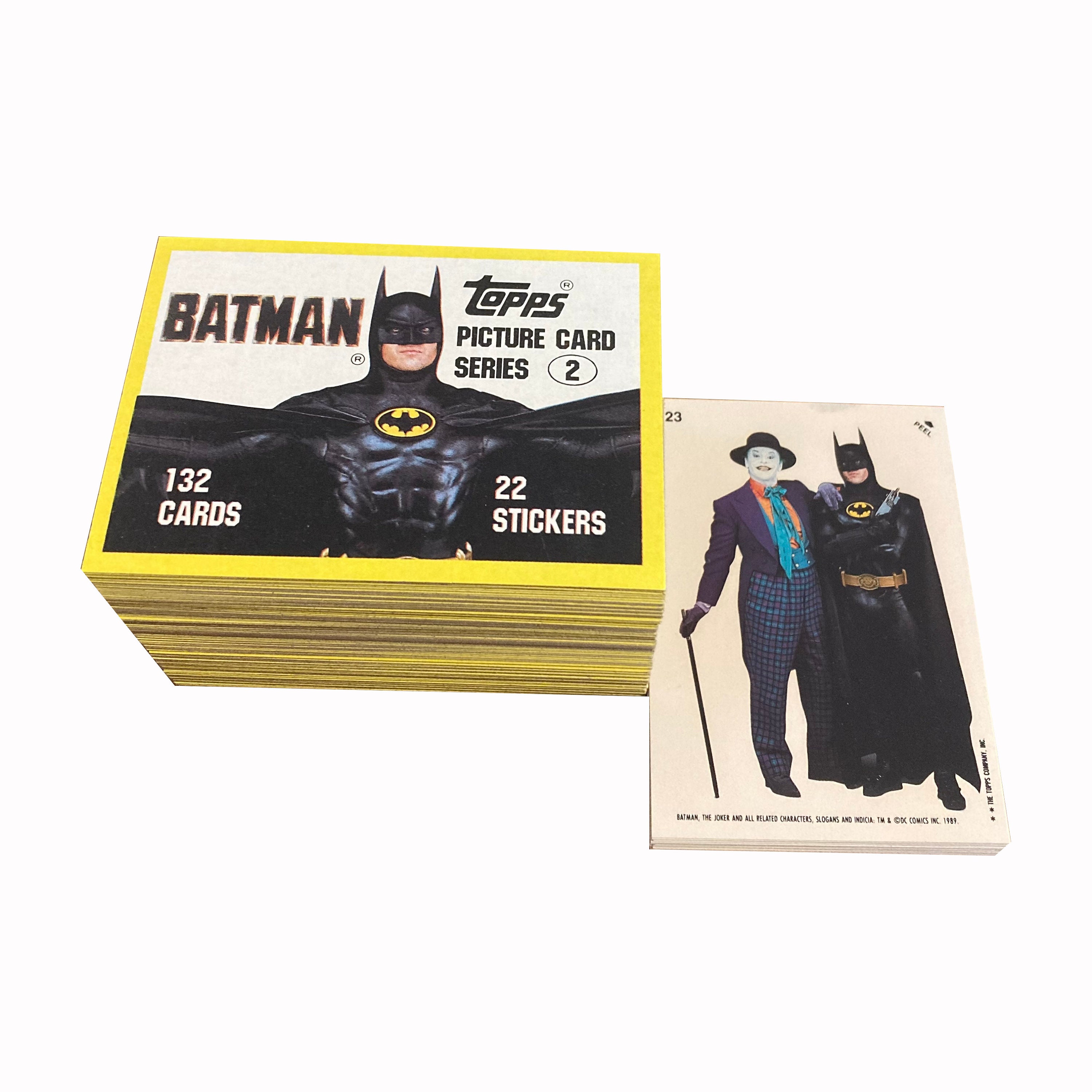 Batman Series 2 Complete Set of 132 Vintage Trading Cards