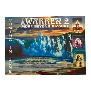 Promo poster for Jim Warren 2: More Beyond Bizarre trading cards by Comic Images. 1994. Excellent condition straight from the box!