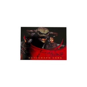 Spawn The Movie vintage authentic Todd McFarlane autograph card. #184/700. Inkworks 1997.